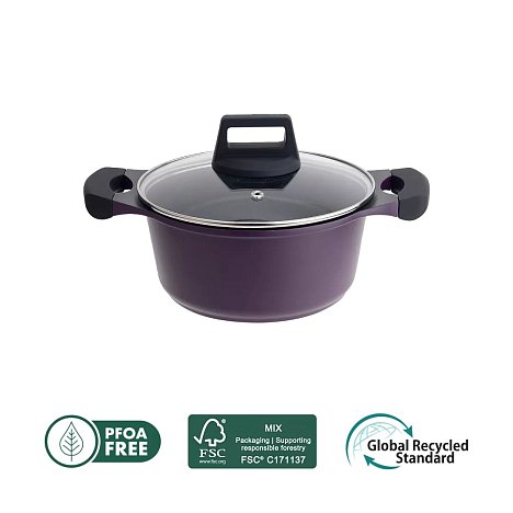 Кастрюля с крышкой Polaris ECO collection-20C