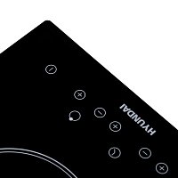 Индукционная варочная поверхность Hyundai HHI 3750 BG 2-х комф.