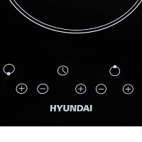 Индукционная варочная поверхность Hyundai HHI 3750 BG 2-х комф.